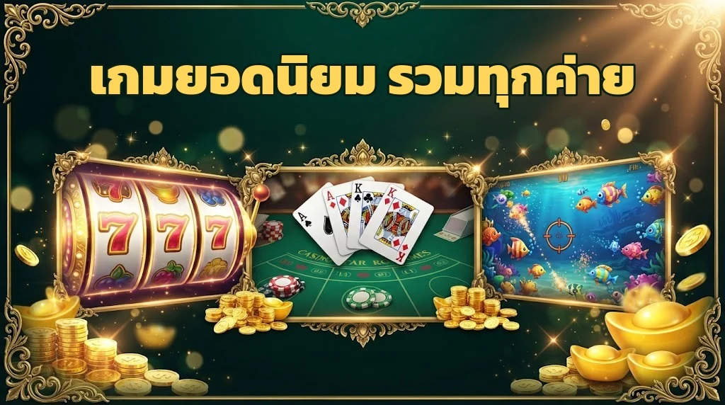เกมยอดนิยมบน jdm888 ทั้งสล็อต คาสิโนสด และยิงปลา